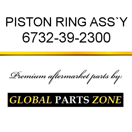 PISTON RING ASS`Y 6732-39-2300
