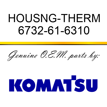 HOUSNG-THERM 6732-61-6310