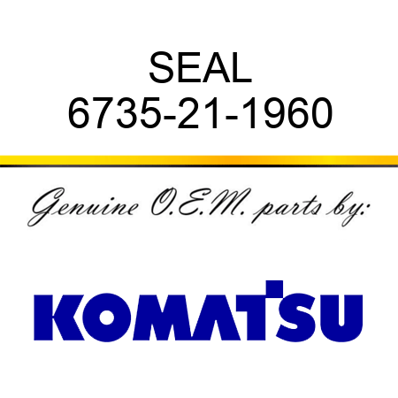 SEAL 6735-21-1960