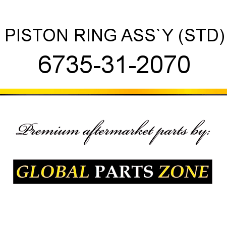 PISTON RING ASS`Y (STD) 6735-31-2070