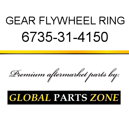 GEAR, FLYWHEEL RING 6735-31-4150