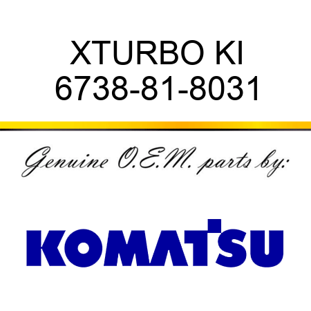 XTURBO KI 6738-81-8031