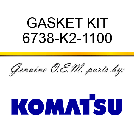 GASKET KIT 6738-K2-1100