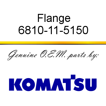 Flange 6810-11-5150