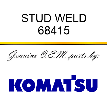 STUD, WELD 68415