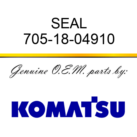 SEAL 705-18-04910