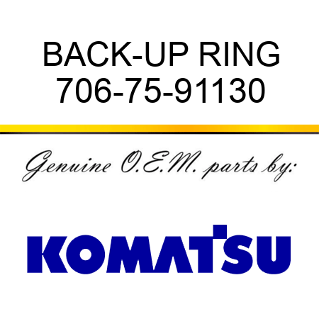 BACK-UP RING 706-75-91130