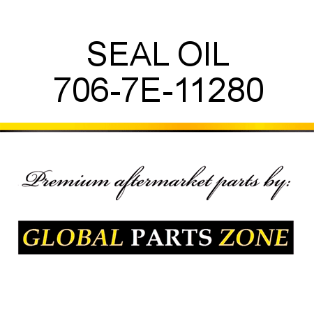 SEAL, OIL 706-7E-11280