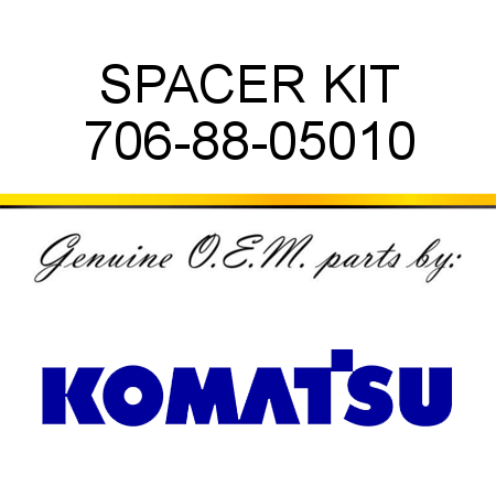 SPACER KIT 706-88-05010