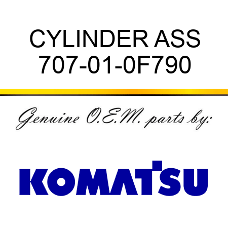 CYLINDER ASS 707-01-0F790