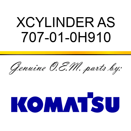 XCYLINDER AS 707-01-0H910