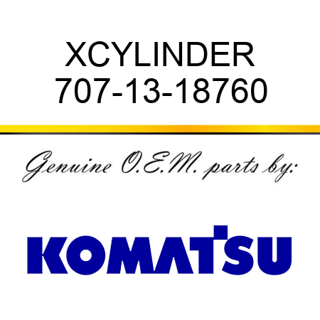 XCYLINDER 707-13-18760