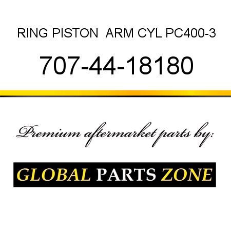 RING, PISTON  ARM CYL PC400-3 707-44-18180