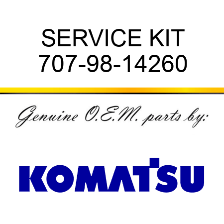 SERVICE KIT 707-98-14260