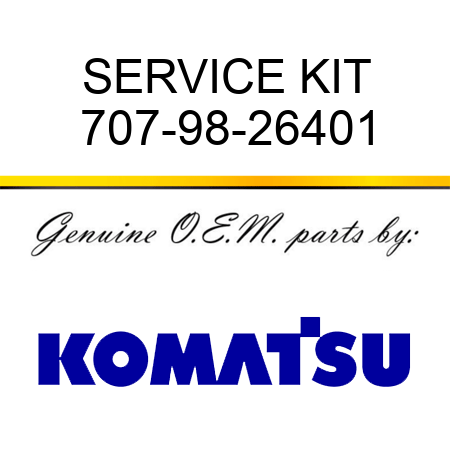 SERVICE KIT 707-98-26401
