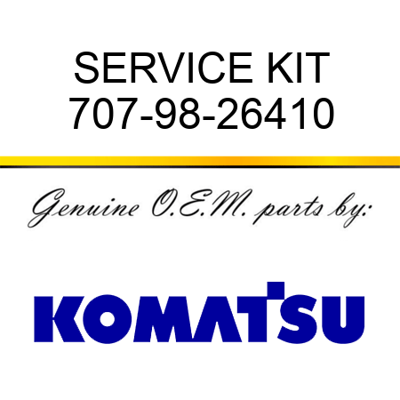 SERVICE KIT 707-98-26410