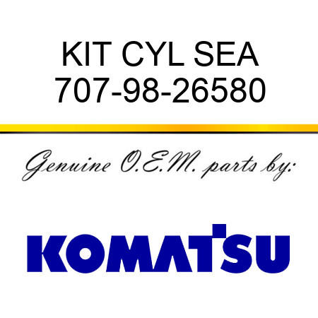 KIT, CYL SEA 707-98-26580