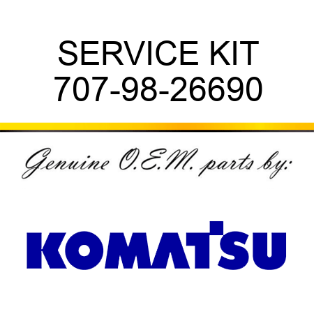 SERVICE KIT 707-98-26690