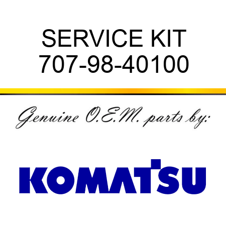 SERVICE KIT 707-98-40100