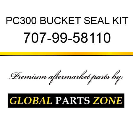 PC300 BUCKET SEAL KIT 707-99-58110