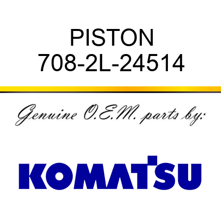 PISTON 708-2L-24514