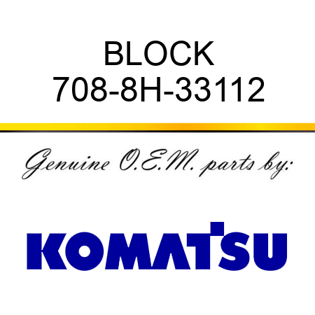 BLOCK 708-8H-33112