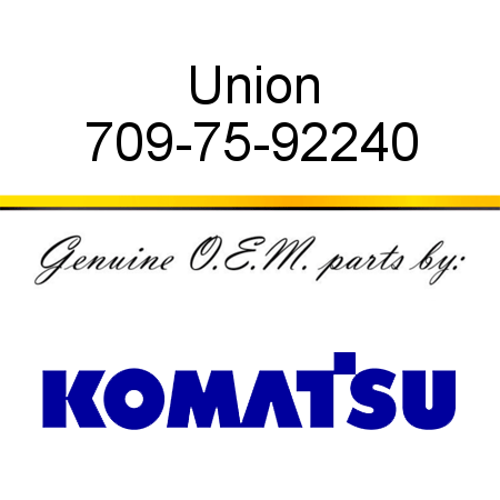 Union 709-75-92240