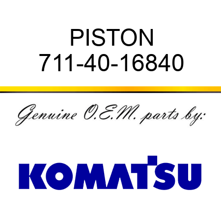 PISTON 711-40-16840