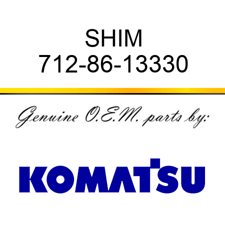 SHIM 712-86-13330