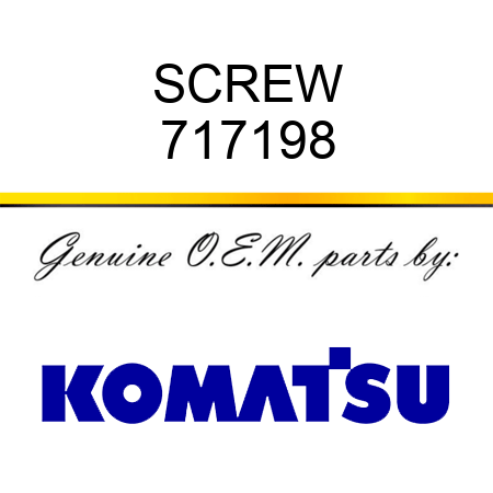 SCREW 717198