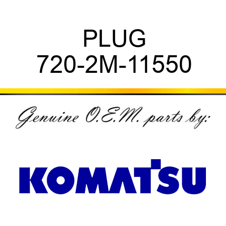 PLUG 720-2M-11550