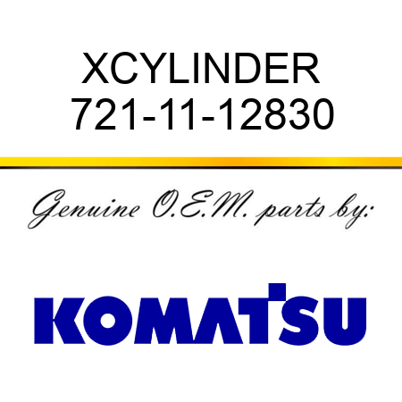 XCYLINDER 721-11-12830