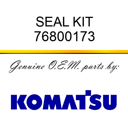 SEAL KIT 76800173