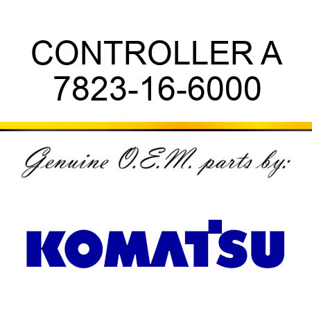 CONTROLLER A 7823-16-6000
