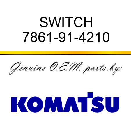 SWITCH 7861-91-4210