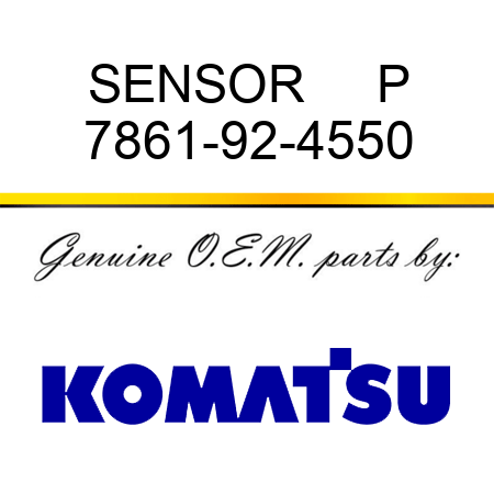 SENSOR     P 7861-92-4550