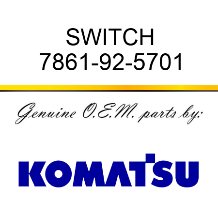 SWITCH 7861-92-5701