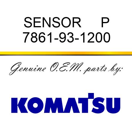 SENSOR     P 7861-93-1200