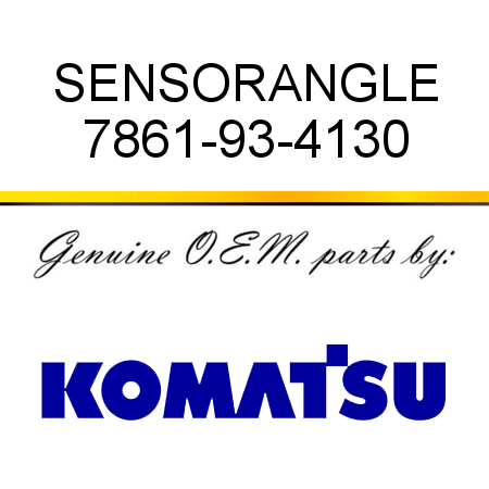 SENSOR,ANGLE 7861-93-4130