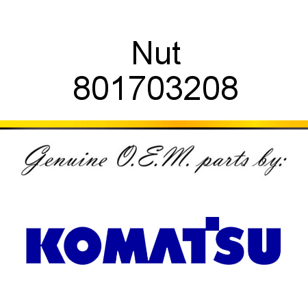 Nut 801703208