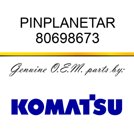 PIN,PLANETAR 80698673