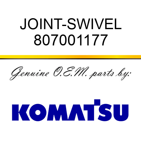 JOINT-SWIVEL 807001177