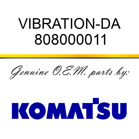 VIBRATION-DA 808000011