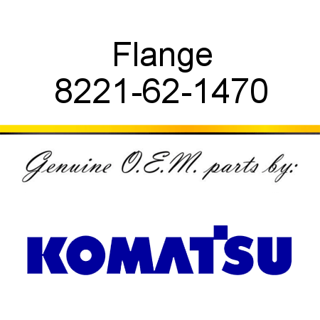 Flange 8221-62-1470