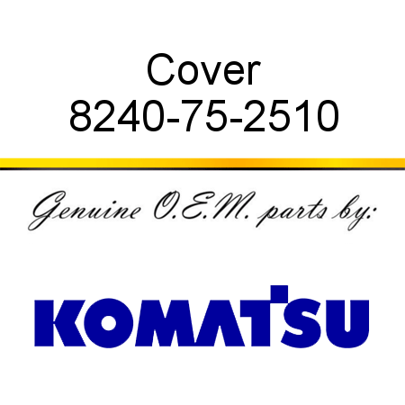 Cover 8240-75-2510