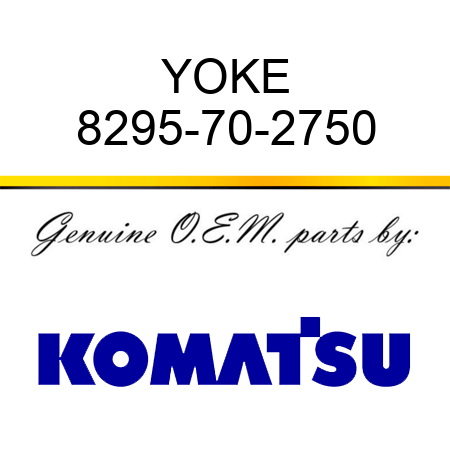 YOKE 8295-70-2750