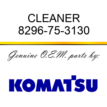 CLEANER 8296-75-3130