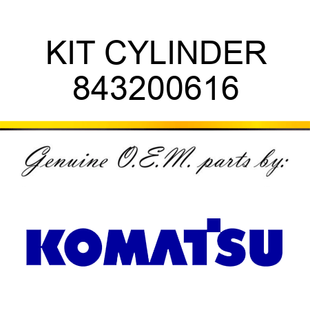 KIT CYLINDER 843200616