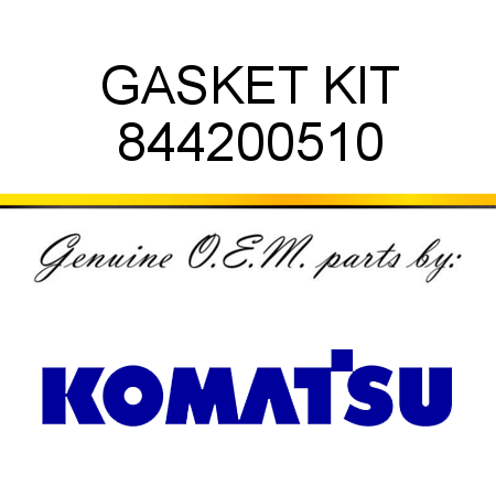 GASKET KIT 844200510
