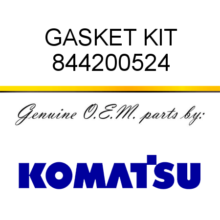 GASKET KIT 844200524